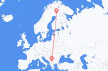 Flyrejser fra Rovaniemi til Skopje