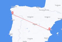Vols depuis la ville de Vigo vers la ville de Valence