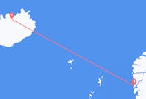 Flights from Stord, Norway to Akureyri, Iceland