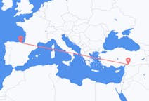 Flyreiser fra Gaziantep, Tyrkia til Bilbao, Spania