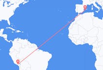 Flights from Arequipa, Peru to Ibiza, Spain