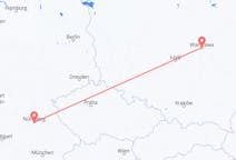 Flyrejser fra Warszawa, Polen til Nürnberg, Tyskland