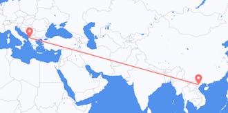 出发地 越南目的地 阿尔巴尼亚航班