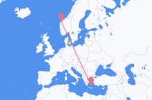 从Ålesund飞往圣托里尼的航班