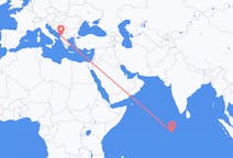 Flyg från Gan, Maldiverna till Tirana, Albanien