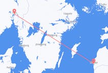 Lennot Oslosta Liepajaan
