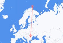 Fly fra București til Båtsfjord