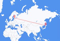 เที่ยวบิน จาก ซัปโปโร, ญี่ปุ่น ไปยัง เฮลซิงกิ, ฟินแลนด์