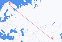 Flüge von Mianyang, China nach Ivalo, Finnland