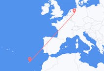 Flug frá Münster, Þýskalandi til Porto Santo, Portúgal