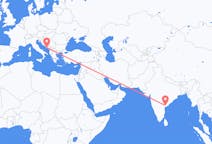 Flyrejser fra Vijayawada, Indien til Dubrovnik, Kroatien