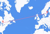 Flyreiser fra Greater Sudbury, til Stockholm