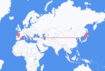Flyreiser fra Misawa, Japan til Madrid, Spania