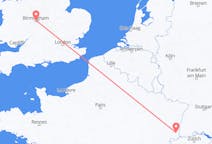 Flights from Birmingham, England to Basel, Switzerland