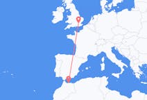 Flyreiser fra Al Hoceima, Marokko til London, England