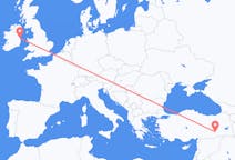 出发地 土耳其从 迪亚巴克尔目的地 爱尔兰都柏林的航班