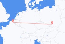 Flights from Kraków, Poland to Lille, France