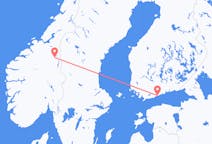 Fly fra Helsinki til Bergstaden Røros