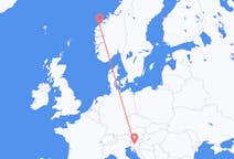 出发地 斯洛文尼亚出发地 卢布尔雅那目的地 挪威Ålesund的航班