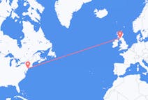 Flights from New York, the United States to Glasgow, Scotland