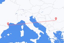 出发地 罗马尼亚克拉約瓦目的地 法国佩皮尼昂的航班