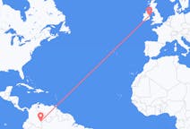 Flyreiser fra Mitú, Colombia til Dublin, Irland