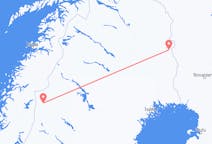 Flights from Pajala, Sweden to Hemavan, Sweden