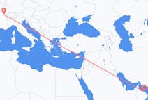 Flights from Muscat, Oman to Dole, France