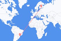 Flights from Curitiba, Brazil to Savonlinna, Finland
