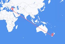 Vluchten van Dunedin, Nieuw-Zeeland naar Paphos, Cyprus