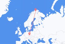 Flights from Lakselv, Norway to Prague, Czechia