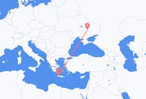 Flights from Dnipro, Ukraine to Chania, Greece