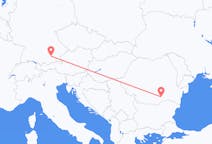 Flyg från München, Tyskland till Bukarest, Rumänien