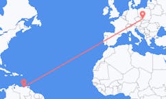 Flights from Barcelona to Ostrava