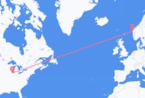 Flights from Chicago, the United States to Florø, Norway