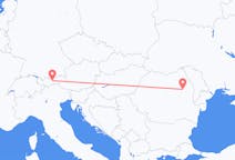 出发地 罗马尼亚从 巴克乌目的地 奥地利因斯布鲁克的航班