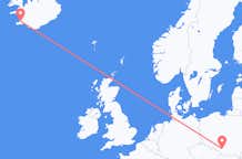폴란드 카토비체에서 출발해 아이슬란드 레이캬비크로(으)로 가는 항공편