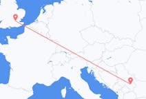Flyg från Niš till London