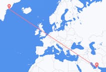 来自阿拉伯联合酋长国出发地 杜拜目的地 格陵兰库鲁苏克的航班