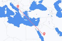 Flights from Medina to Tivat
