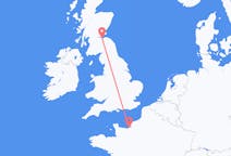 Flyg från Deauville, Frankrike till Edinburgh, Skottland