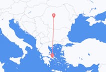 ルーマニア、 シビウから、ルーマニア、アテネへ行きのフライト