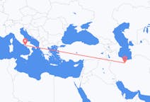 Flights from Tehran to Naples