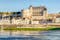 photo of sunny panorama of Castle d’Amboise is an old French chateau is medieval landmark of Amboise city in France.
