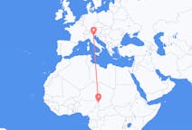 Flyrejser fra N Djamena til Venedig