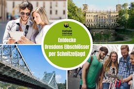 City game scavenger hunt Dresden Elbschlösser - independent city tour