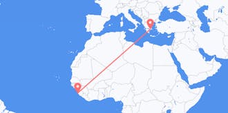 Flights from Sierra Leone to Greece