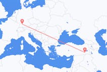 Flights from Siirt to Stuttgart