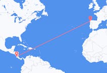 出发地 哥斯达黎加出发地 利比里亚目的地 西班牙圣地亚哥 － 德孔波斯特拉的航班