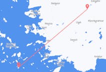 Flyrejser fra Kütahya, Tyrkiet til Santorini, Grækenland